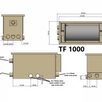 BURTON TF-1000 POND DRUM THROUGH-FLOW FILTER incl SOCKET PANEL