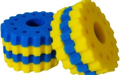 Spin 40000 Foam Set (Large 4xYell, 3xBlue)