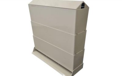 3 Tier 1 mtr Stainless With Lid and Tray
